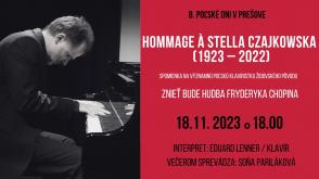 Hommage à Stella Czajkowska / 18.11.